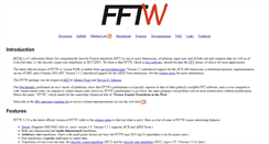 Desktop Screenshot of fftw.org