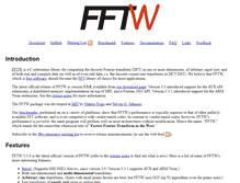 Tablet Screenshot of fftw.org